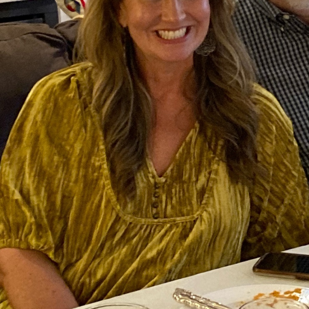Elegant Gold velvet top